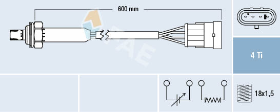 Lambda-sonde FAE 77183