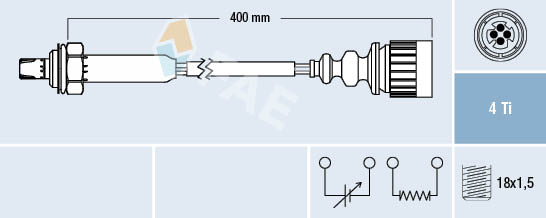 Lambda-sonde FAE 77187