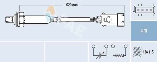 Lambda-sonde FAE 77188