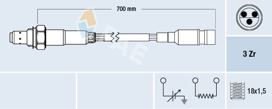 Lambda-sonde FAE 77199