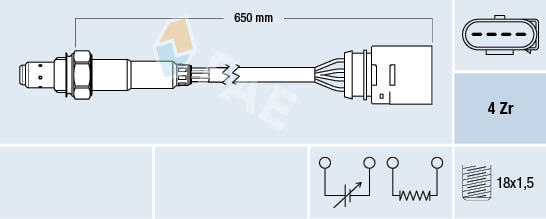 Lambda-sonde FAE 77200