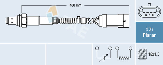 Lambda-sonde FAE 77206