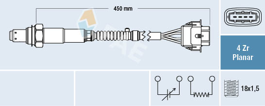 Lambda-sonde FAE 77209