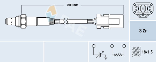 Lambda-sonde FAE 77228