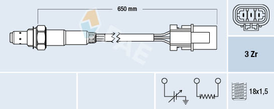 Lambda-sonde FAE 77229