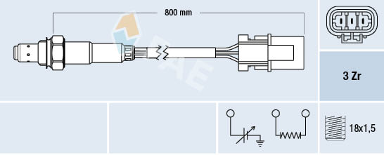 Lambda-sonde FAE 77230