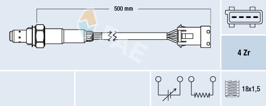 Lambda-sonde FAE 77232