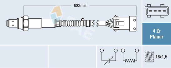 Lambda-sonde FAE 77234