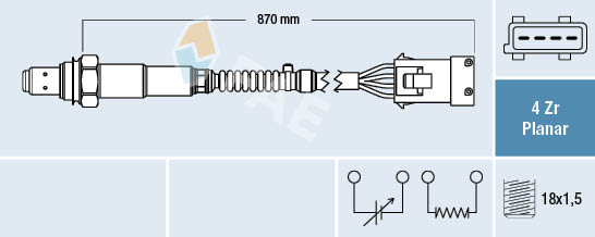 Lambda-sonde FAE 77235