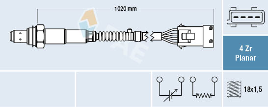 Lambda-sonde FAE 77236