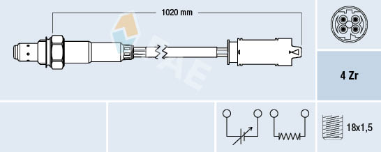 Lambda-sonde FAE 77238