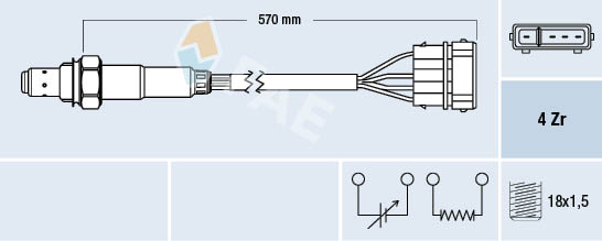 Lambda-sonde FAE 77239