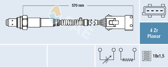 Lambda-sonde FAE 77240