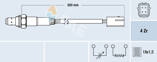 Lambda-sonde FAE 77254