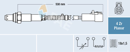 Lambda-sonde FAE 77256