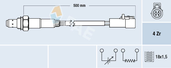 Lambda-sonde FAE 77260