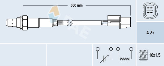 Lambda-sonde FAE 77287