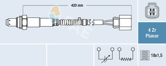 Lambda-sonde FAE 77288