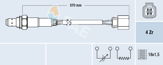 Lambda-sonde FAE 77289