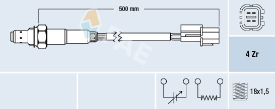 Lambda-sonde FAE 77292