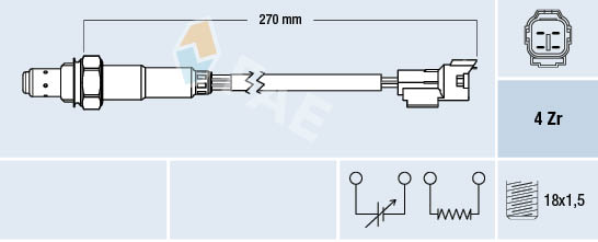 Lambda-sonde FAE 77296