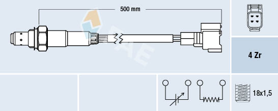 Lambda-sonde FAE 77297