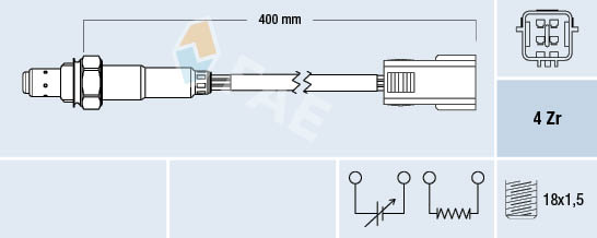 Lambda-sonde FAE 77298