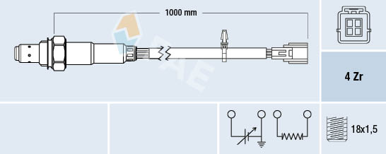 Lambda-sonde FAE 77299