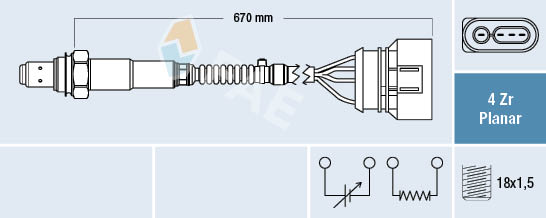 Lambda-sonde FAE 77302