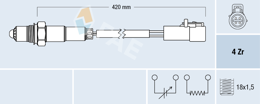 Lambda-sonde FAE 77305