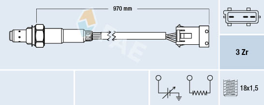 Lambda-sonde FAE 77306