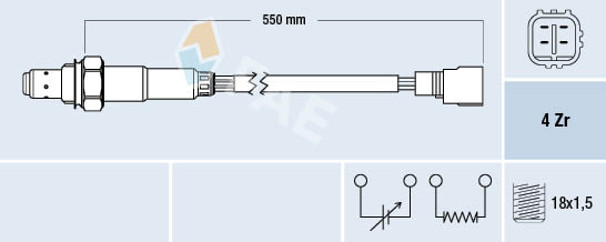 Lambda-sonde FAE 77310