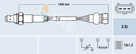 Lambda-sonde FAE 77317