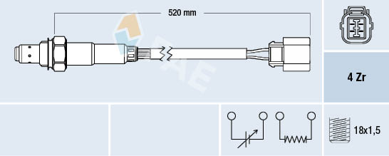 Lambda-sonde FAE 77318