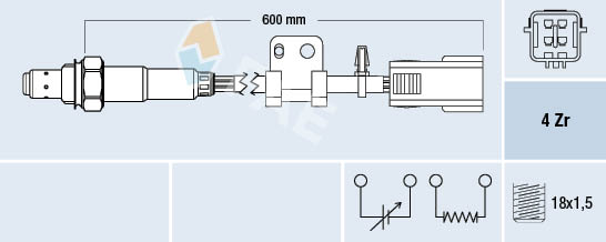 Lambda-sonde FAE 77319