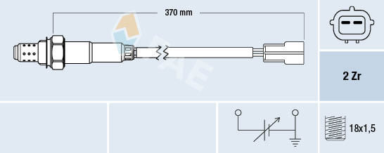 Lambda-sonde FAE 77323