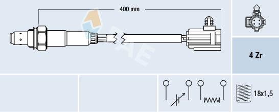 Lambda-sonde FAE 77325