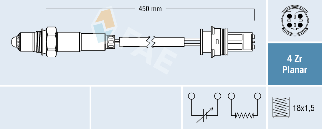 Lambda-sonde FAE 77332