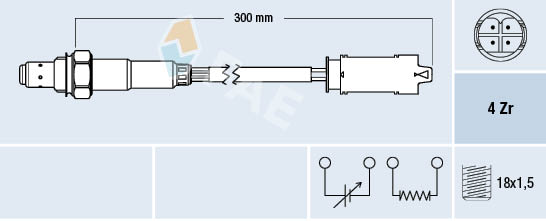 Lambda-sonde FAE 77336