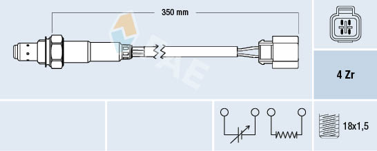 Lambda-sonde FAE 77349