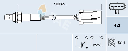 Lambda-sonde FAE 77361