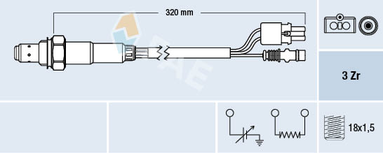 Lambda-sonde FAE 77378