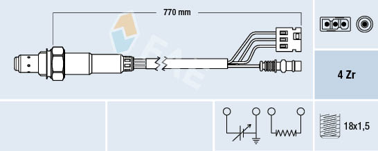 Lambda-sonde FAE 77379