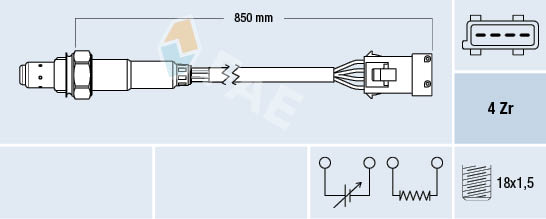 Lambda-sonde FAE 77383