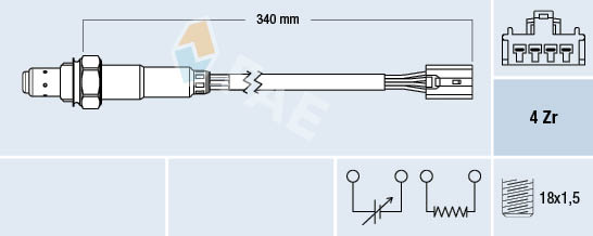 Lambda-sonde FAE 77388