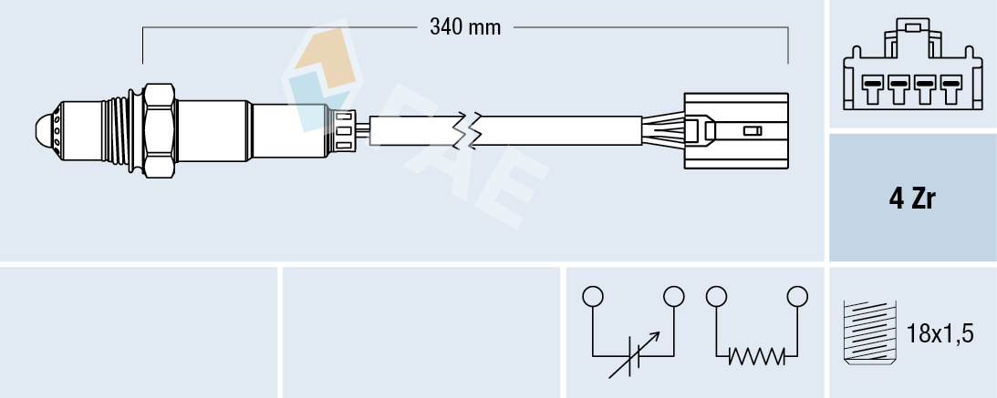 Lambda-sonde FAE 77388