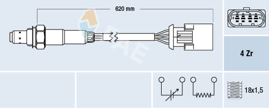 Lambda-sonde FAE 77396