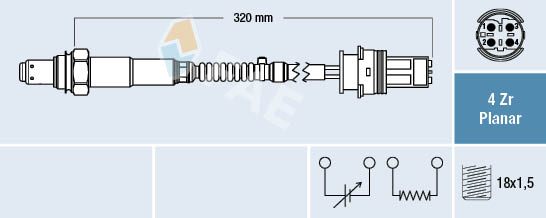 Lambda-sonde FAE 77409