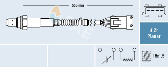 Lambda-sonde FAE 77411