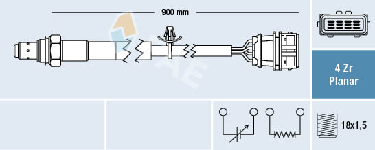 Lambda-sonde FAE 77415